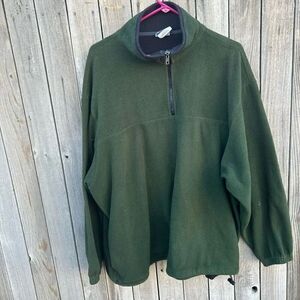Sideout jacket pullover partial zip pockets size xl